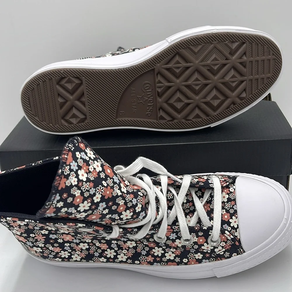 Converse WMNS CTAS LIFT HI TOTAL ECLIPSE/WHITE A14264C Platforms Sneakers